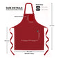 Classic Warm Fuchsia Apron