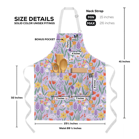 Happy Flowers Apron