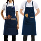 Classic Navy Blue Apron