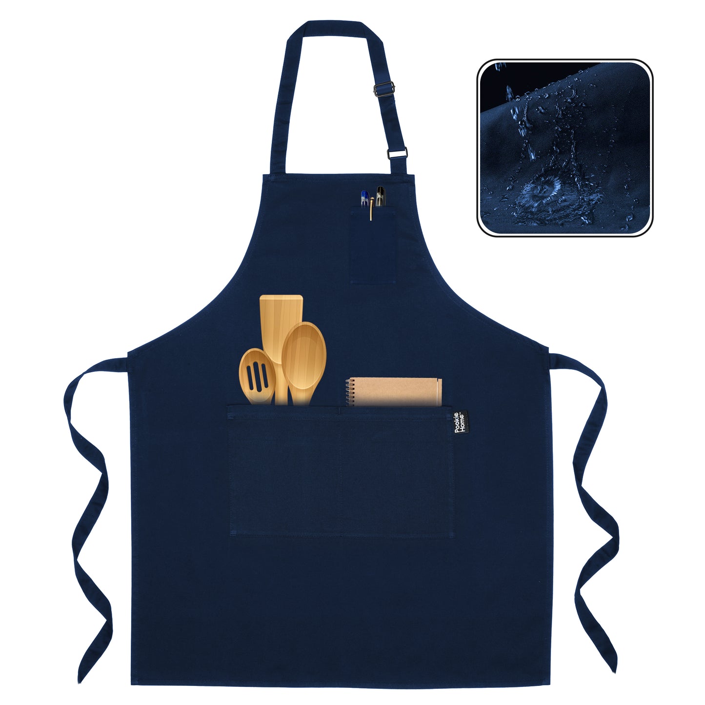 Classic Navy Blue Apron