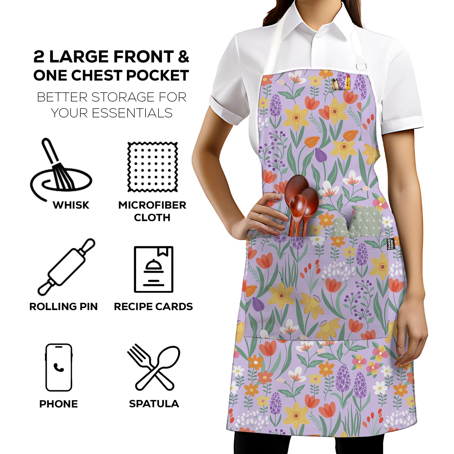 Happy Flowers Apron