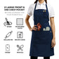 Classic Navy Blue Apron