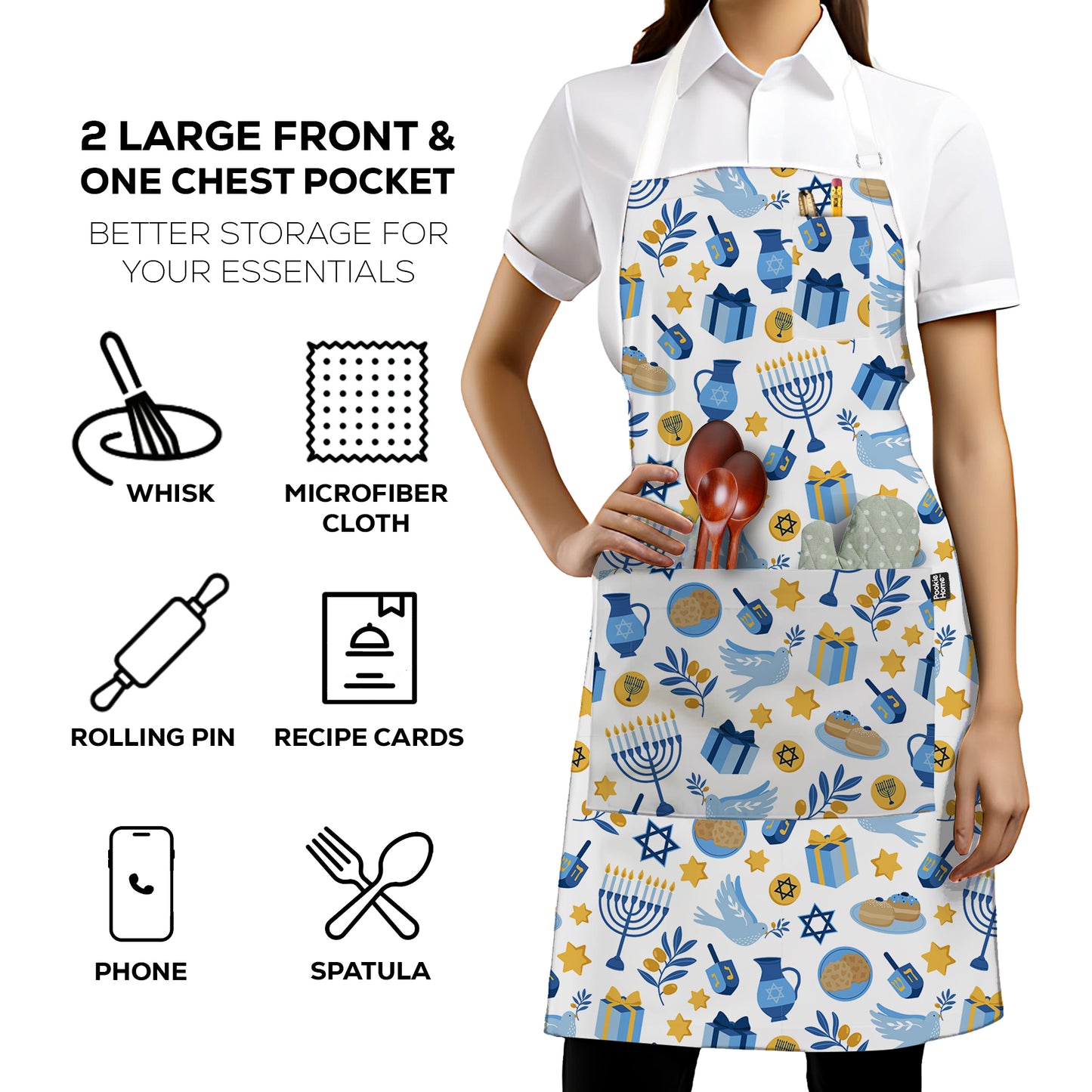 Happy Hanukkah Apron