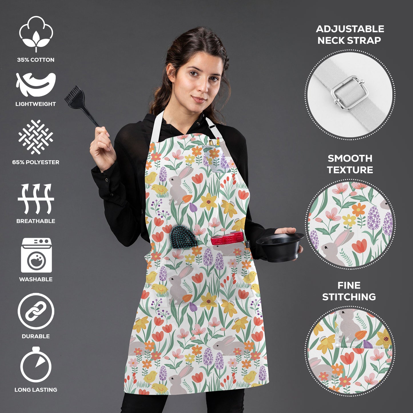 Happy Spring Apron